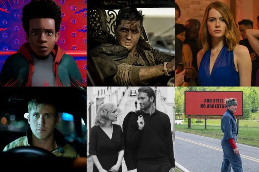 Najlepsze filmy dekady - Top 10 produkcji, które zachwyciły widzów