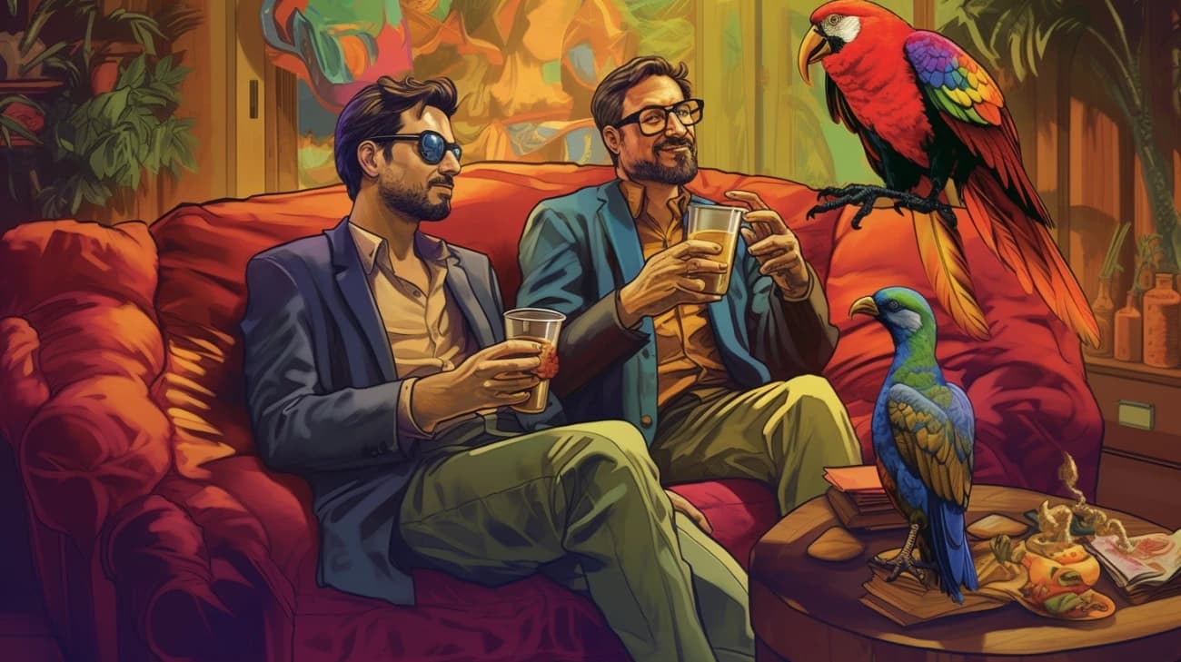 Leonard Pietraszak - polski aktor oraz jego syn