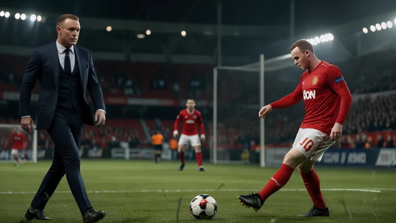 Jak Wayne Rooney kopnął piłkę w srebrny ekran? Niezwykła historia