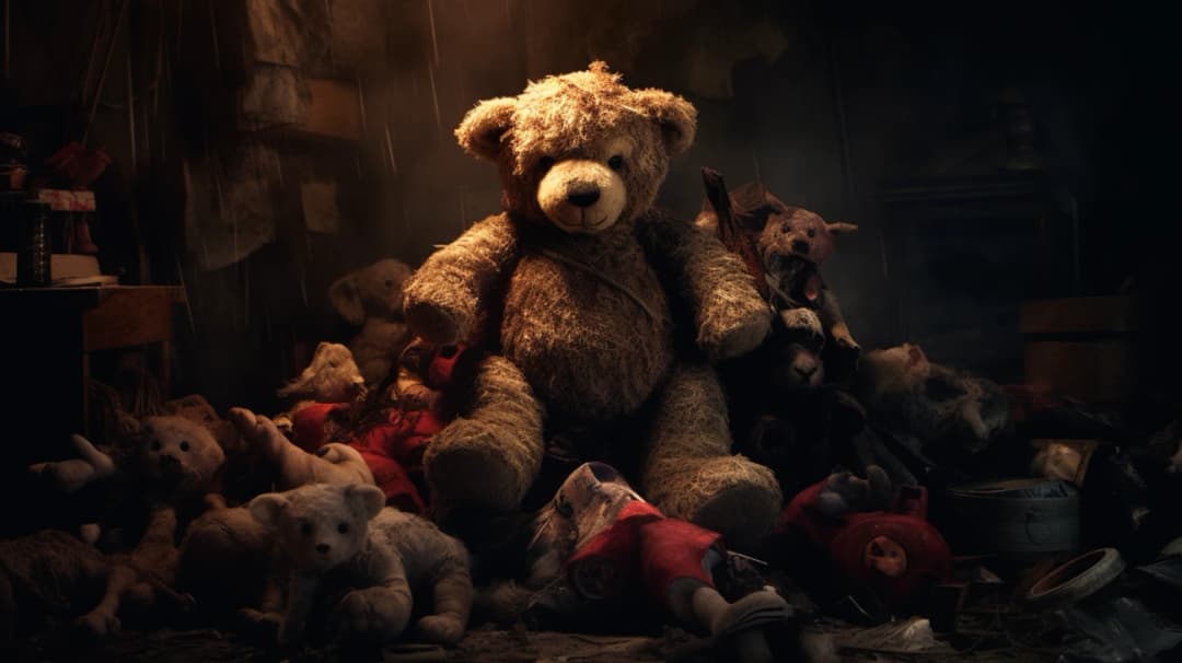 Przerażający horror z pluszowym misiem: zwiastun Urojenia